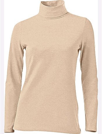 T-shirt à col roulé - taille standard - helline