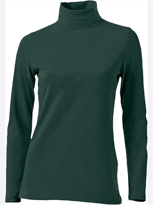 T-shirt à col roulé - taille standard - helline - Kiabi T-shirt à col roulé - taille standard - helline - Kiabi