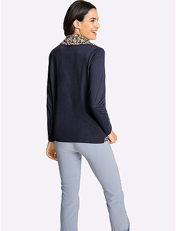 T-shirt à col roulé 50% coton et 50% modal - taille standard - witt