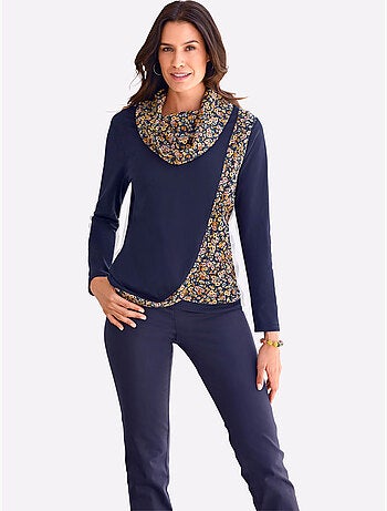 T-shirt à col roulé 50% coton et 50% modal - taille standard - witt