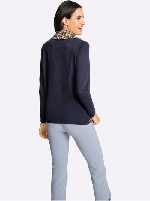 T-shirt à col roulé 50% coton et 50% modal - taille standard - witt - Kiabi T-shirt à col roulé 50% coton et 50% modal - taille standard - witt - Kiabi