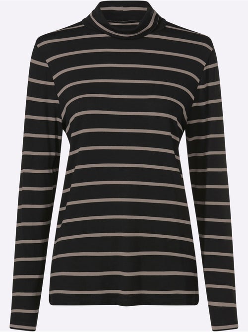 T-shirt à Col Roulé 95% Viscose - Taille Standard - Moda Vilona - Kiabi T-shirt à Col Roulé 95% Viscose - Taille Standard - Moda Vilona - Kiabi
