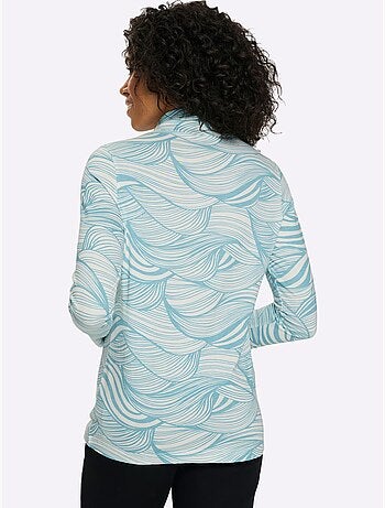 T-shirt à Col Roulé Col Roulé Flatteur - Taille Standard - Moda Vilona