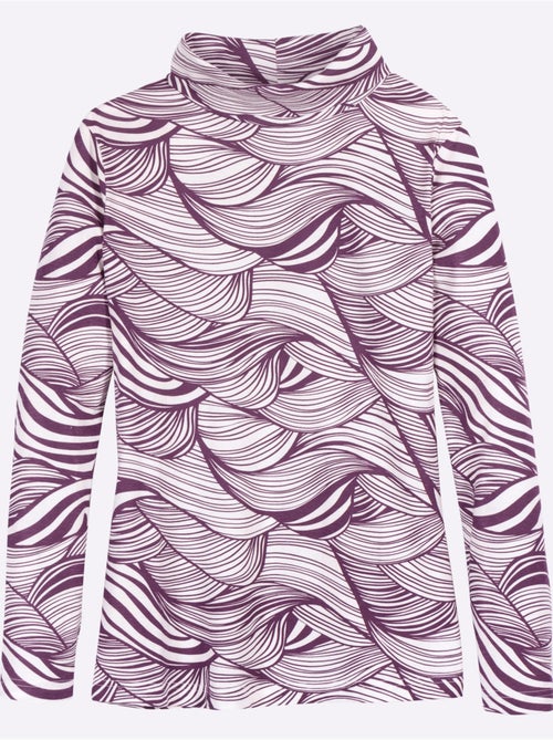 T-shirt à Col Roulé Col Roulé Flatteur - Taille Standard - Moda Vilona - Kiabi T-shirt à Col Roulé Col Roulé Flatteur - Taille Standard - Moda Vilona - Kiabi