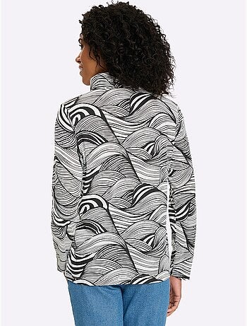 T-shirt à Col Roulé Col Roulé Flatteur - Taille Standard - Moda Vilona