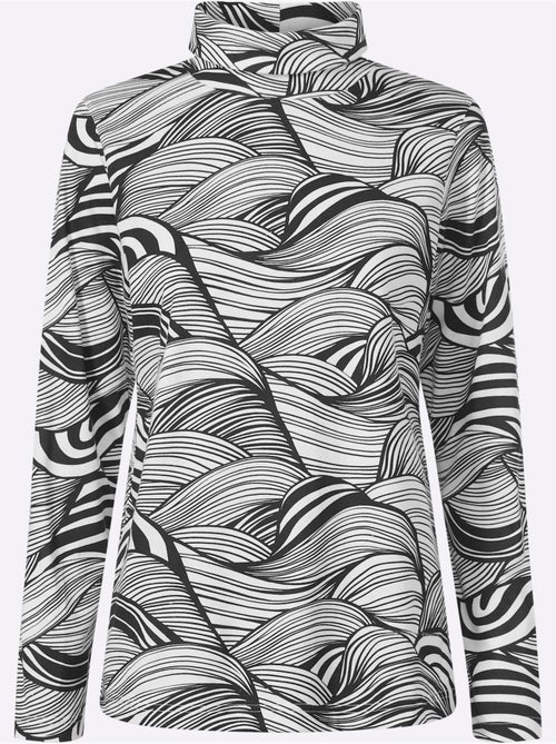 T-shirt à Col Roulé Col Roulé Flatteur - Taille Standard - Moda Vilona - Kiabi T-shirt à Col Roulé Col Roulé Flatteur - Taille Standard - Moda Vilona - Kiabi