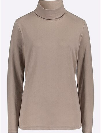 T-shirt à col roulé col roulé flatteur - taille standard - witt