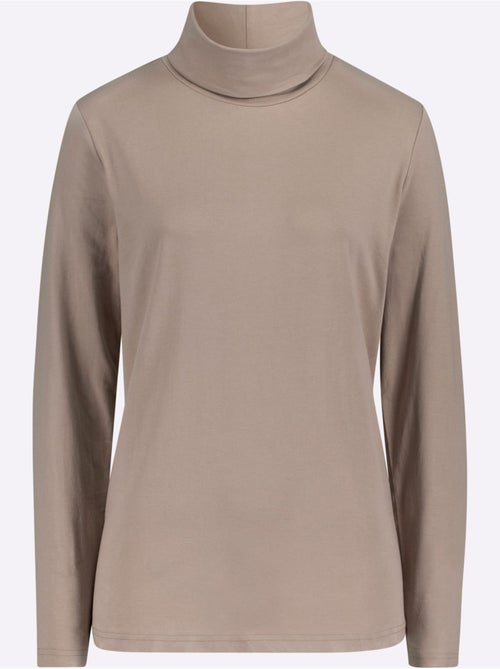 T-shirt à col roulé col roulé flatteur - taille standard - witt - Kiabi T-shirt à col roulé col roulé flatteur - taille standard - witt - Kiabi