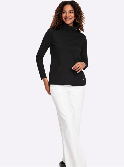 T-shirt à col roulé col roulé flatteur - taille standard - witt - Kiabi T-shirt à col roulé col roulé flatteur - taille standard - witt - Kiabi