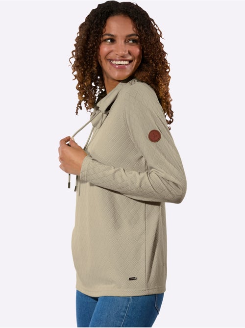 T-shirt à Col Roulé Jacquard En Jersey Tendance - Taille Standard - Witt - Kiabi T-shirt à Col Roulé Jacquard En Jersey Tendance - Taille Standard - Witt - Kiabi