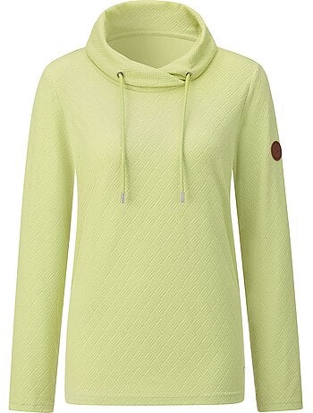 T-shirt à Col Roulé Jacquard En Jersey Tendance - Taille Standard - Witt