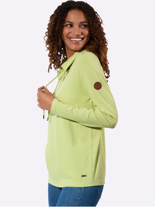 T-shirt à Col Roulé Jacquard En Jersey Tendance - Taille Standard - Witt - Kiabi