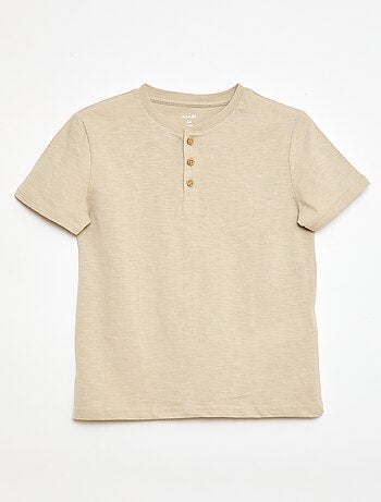 T-shirt à col tunisien