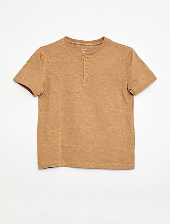 T-shirt à col tunisien