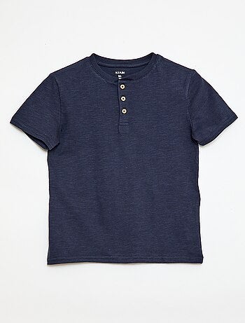 T-shirt à col tunisien