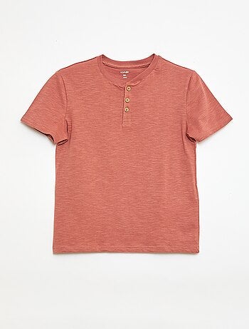 T-shirt à col tunisien