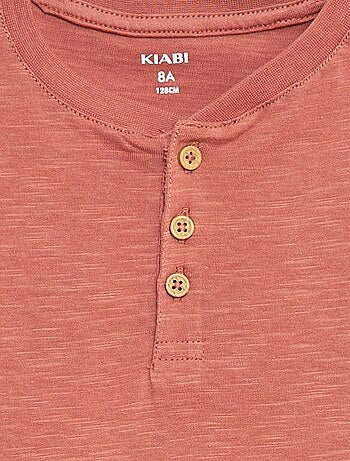 T-shirt à col tunisien