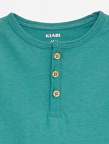 T-shirt à col tunisien