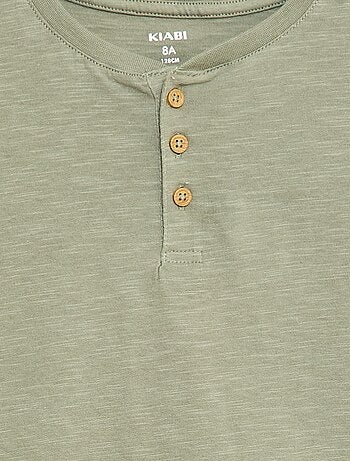 T-shirt à col tunisien