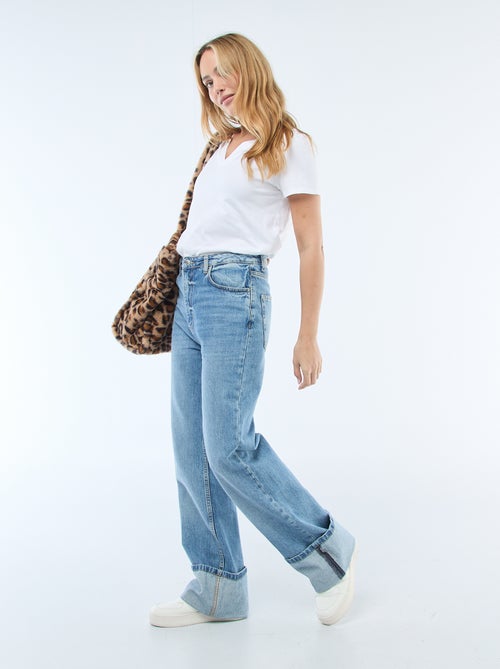 T-shirt à col V - Kiabi