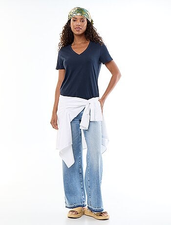 T-shirt à col V