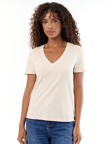 T-shirt à col V