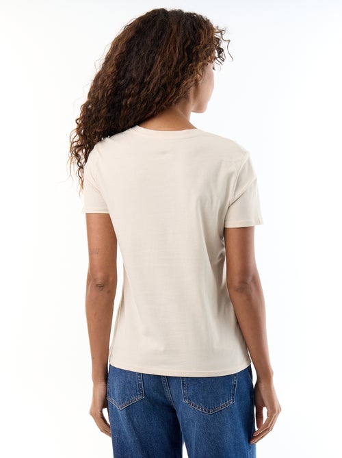 T-shirt à col V - Kiabi