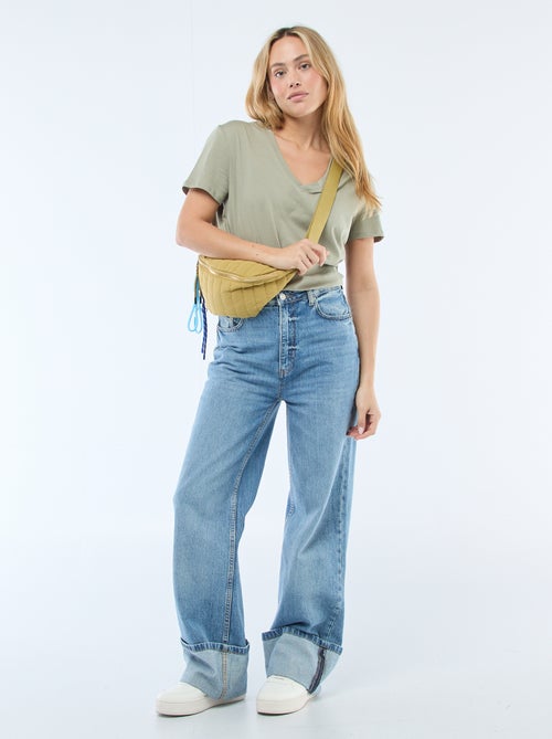 T-shirt à col V - Kiabi