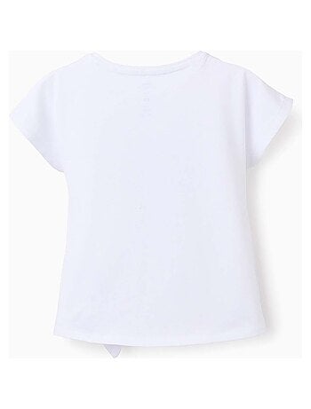 T-shirt à Coton avec Nœud à la Base Lilo et Stitch