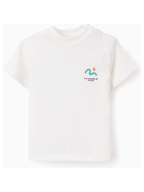T-shirt à Coton  'Soleil' - Kiabi