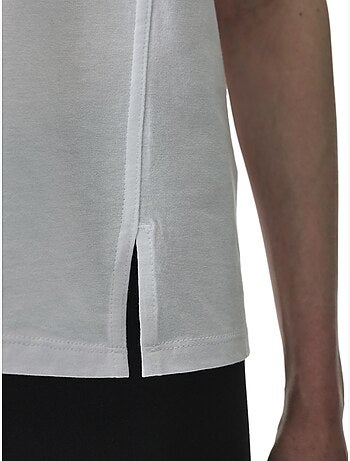T-shirt à détail de couture et col rond penti