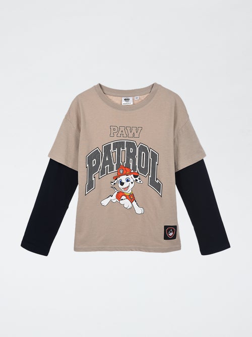 T-shirt à double manches 'Pat'patrouille' - Kiabi