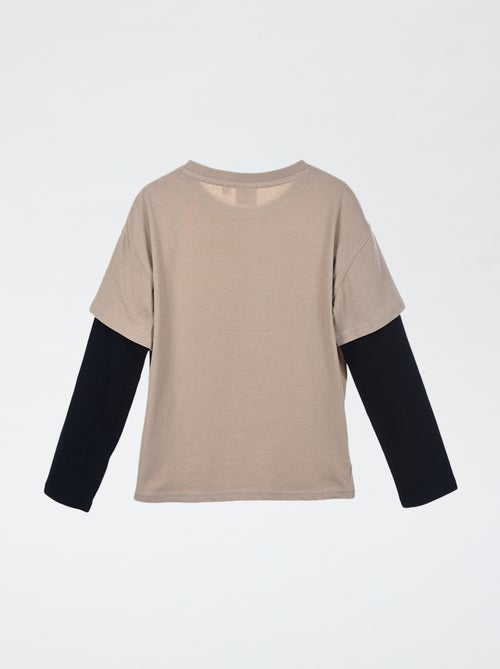 T-shirt à double manches 'Pat'patrouille' - Kiabi