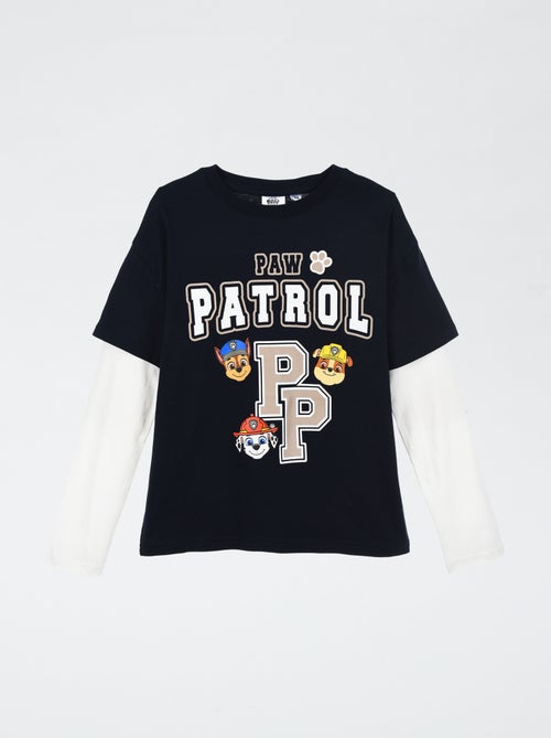 T-shirt à double manches 'Pat'patrouille' - Kiabi