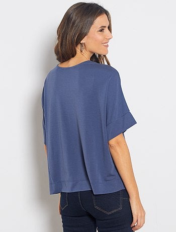 T-shirt à emmanchures descendues - Kiabi