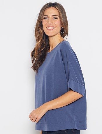 T-shirt à emmanchures descendues - Kiabi