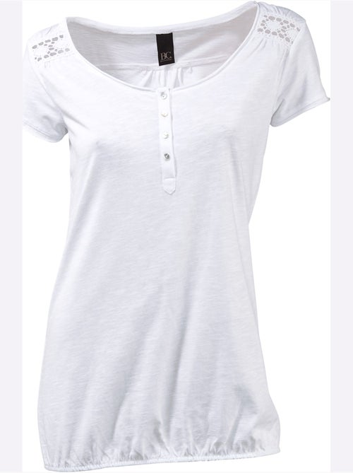 T-shirt à Encolure Ronde - Taille Standard - helline - Kiabi