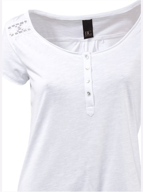 T-shirt à Encolure Ronde - Taille Standard - helline - Kiabi