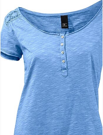 T-shirt à Encolure Ronde - Taille Standard - Helline