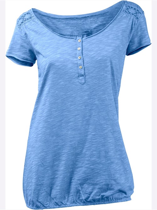 T-shirt à Encolure Ronde - Taille Standard - Helline - Kiabi