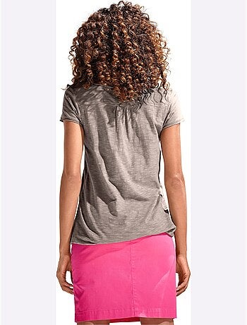 T-shirt à Encolure Ronde - Taille Standard - Helline