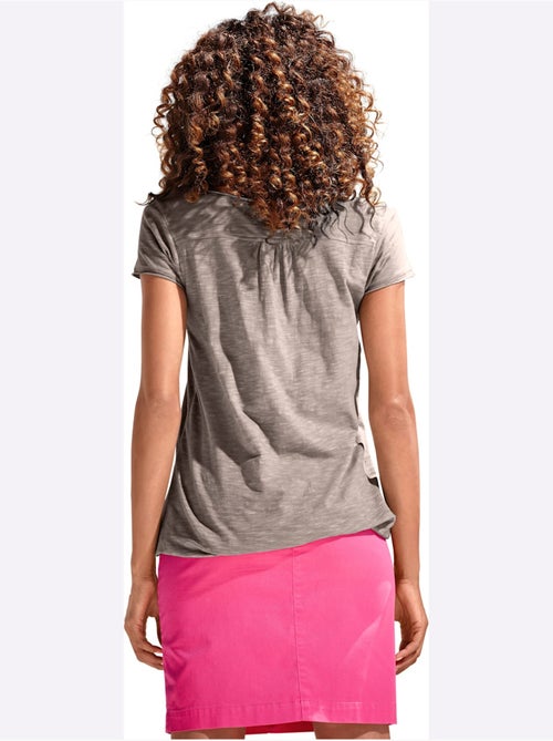 T-shirt à Encolure Ronde - Taille Standard - Helline - Kiabi