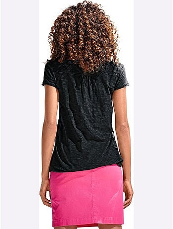 T-shirt à Encolure Ronde - Taille Standard - Helline