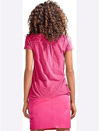 T-shirt à Encolure Ronde - Taille Standard - Helline