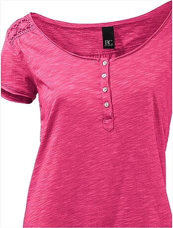 T-shirt à Encolure Ronde - Taille Standard - Helline