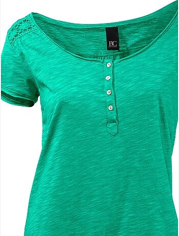T-shirt à Encolure Ronde - Taille Standard - Helline