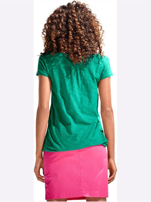 T-shirt à Encolure Ronde - Taille Standard - Helline - Kiabi
