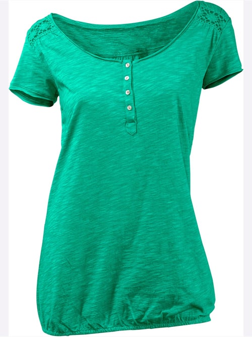 T-shirt à Encolure Ronde - Taille Standard - Helline - Kiabi