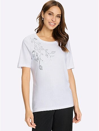 T-shirt à Encolure Ronde 50% Coton - Taille Standard - Witt