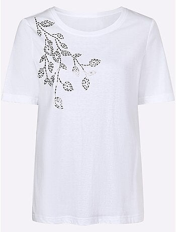 T-shirt à Encolure Ronde 50% Coton - Taille Standard - Witt